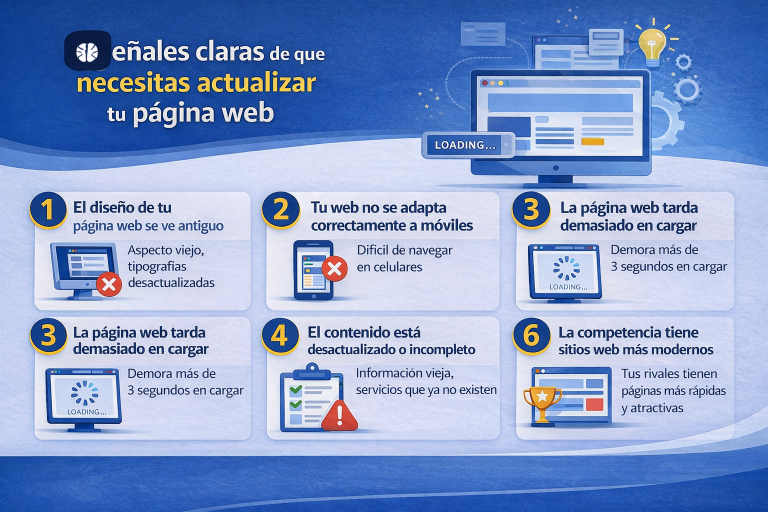 actualizar página web
