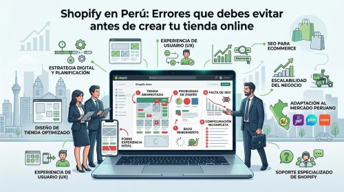 Shopify en Perú: errores que debe evitar al crear su tienda